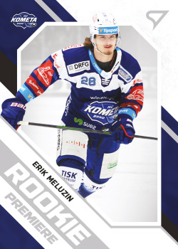 Erik Meluzin Kometa Brno Tipsport ELH 2021/22 SportZoo 2. serie Rookie Premiere #RP-23