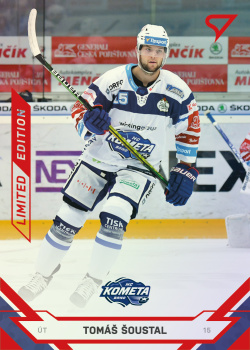 Tomas Soustal Kometa Brno Tipsport ELH 2021/22 SportZoo 2. serie Red /49 #318