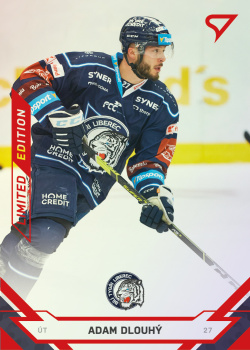 Adam Dlouhy Liberec Tipsport ELH 2021/22 SportZoo 2. serie Red /49 #281