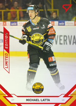 Michael Latta Litvinov Tipsport ELH 2021/22 SportZoo 2. serie Red /49 #351