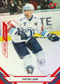 Viktor Lang Plzen Tipsport ELH 2021/22 SportZoo 2. serie Red /49 #330