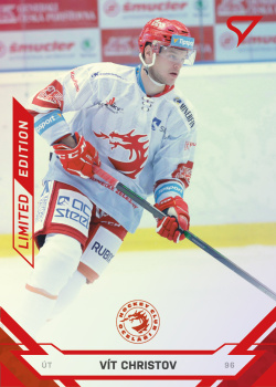 Vit Christov Trinec Tipsport ELH 2021/22 SportZoo 2. serie Red /49 #275