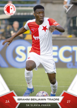 Ibrahim Benjamin Traore Slavia Praha SportZoo FORTUNA:LIGA 2021/22 2. serie #341