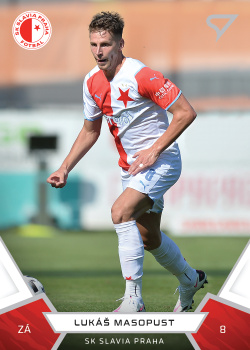 Lukas Masopust Slavia Praha SportZoo FORTUNA:LIGA 2021/22 1. serie #192