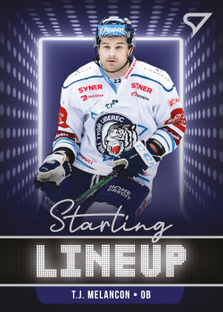 T.J. Melancon Liberec Tipsport ELH 2021/22 SportZoo 2. serie Starting LINEUP #SLU-08