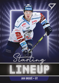 Jan Ordos Liberec Tipsport ELH 2021/22 SportZoo 2. serie Starting LINEUP #SLU-10