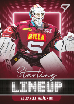 Alexander Salak Sparta Tipsport ELH 2021/22 SportZoo 2. serie Starting LINEUP #SLU-13