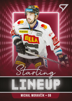 Michal Moravcik Sparta Tipsport ELH 2021/22 SportZoo 2. serie Starting LINEUP #SLU-14