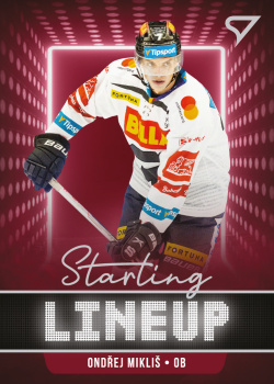 Ondrej Miklis Sparta Tipsport ELH 2021/22 SportZoo 2. serie Starting LINEUP #SLU-15