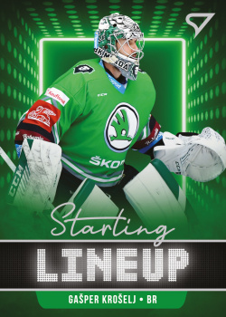 Gasper Kroselj Mlada Boleslav Tipsport ELH 2021/22 SportZoo 2. serie Starting LINEUP #SLU-19