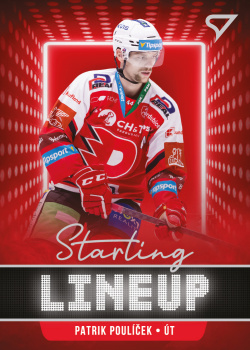 Patrik Poulicek Pardubice Tipsport ELH 2021/22 SportZoo 2. serie Starting LINEUP #SLU-35