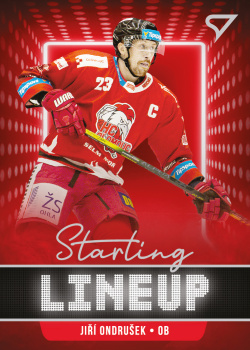 Jiri Ondrusek Olomouc Tipsport ELH 2021/22 SportZoo 2. serie Starting LINEUP #SLU-45