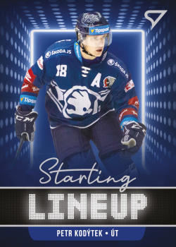 Petr Kodytek Plzen Tipsport ELH 2021/22 SportZoo 2. serie Starting LINEUP #SLU-53