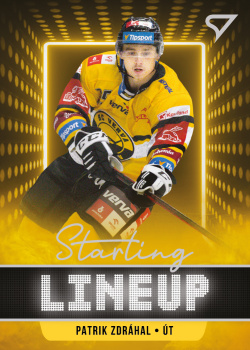 Patrik Zdrahal Litvinov Tipsport ELH 2021/22 SportZoo 2. serie Starting LINEUP #SLU-70