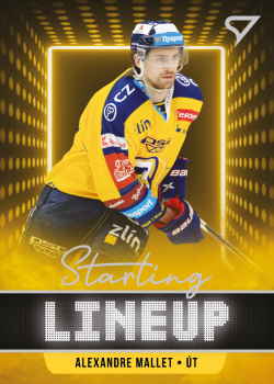 Alexandre Mallet Zlin Tipsport ELH 2021/22 SportZoo 2. serie Starting LINEUP #SLU-78