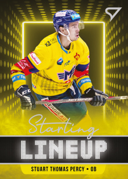 Stuart Thomas Percy Ceske Budejovice Tipsport ELH 2021/22 SportZoo 2. serie Starting LINEUP #SLU-80