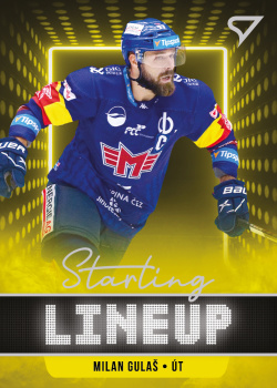 Milan Gulas Ceske Budejovice Tipsport ELH 2021/22 SportZoo 2. serie Starting LINEUP #SLU-82