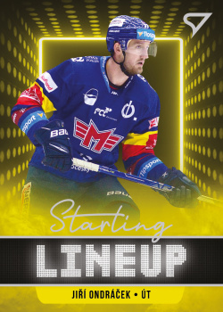 Jiri Ondracek Ceske Budejovice Tipsport ELH 2021/22 SportZoo 2. serie Starting LINEUP #SLU-84