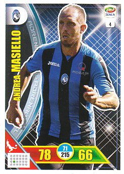 Andrea Masiello Atalanta BC 2017/18 Panini Calciatori Adrenalyn XL #4