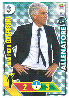Gian Piero Gasperini Atalanta BC 2017/18 Panini Calciatori Adrenalyn XL Plus Allenatore #472
