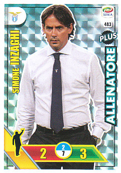 Simone Inzaghi Lazio Roma 2017/18 Panini Calciatori Adrenalyn XL Plus Allenatore #483