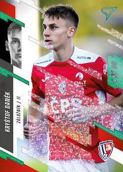 Krystof Danek Pardubice SportZoo FORTUNA:LIGA 2023/24 2. serie Green /60 #349