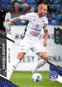 Vlastimil Danicek Slovacko SportZoo FORTUNA:LIGA 2023/24 2. serie Black /25 #255