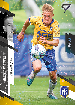 Matej Radosta Teplice SportZoo FORTUNA:LIGA 2023/24 2. serie Black /25 #334