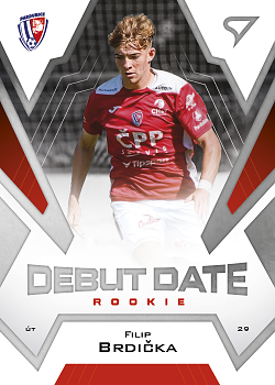 Filip Brdicka Pardubice SportZoo FORTUNA:LIGA 2023/24 2. serie Debut Date Rookie #DR-20