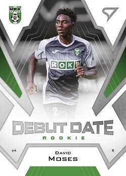 David Moses Karvina SportZoo FORTUNA:LIGA 2023/24 2. serie Debut Date Rookie #DR-27
