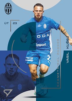 Vasil Kusej Mlada Boleslav SportZoo FORTUNA:LIGA 2023/24 2. serie Geometrical Passes #GP-11