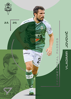 Vladimir Jovovic Jablonec SportZoo FORTUNA:LIGA 2023/24 2. serie Geometrical Passes #GP-15