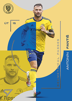 Antonin Fantis Zlin SportZoo FORTUNA:LIGA 2023/24 2. serie Geometrical Passes #GP-17