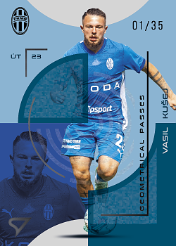 Vasil Kusej Mlada Boleslav SportZoo FORTUNA:LIGA 2023/24 2. serie Geometrical Passes /35 #GP-11