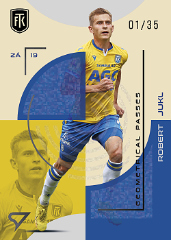 Robert Jukl Teplice SportZoo FORTUNA:LIGA 2023/24 2. serie Geometrical Passes /35 #GP-14