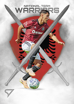 Qazim Laci Sparta Praha SportZoo FORTUNA:LIGA 2023/24 2. serie National Team Warriors #NW-09