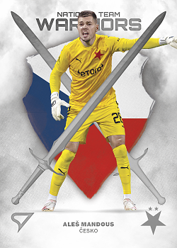 Ales Mandous Slavia Praha SportZoo FORTUNA:LIGA 2023/24 2. serie National Team Warriors #NW-12