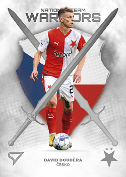 David Doudera Slavia Praha SportZoo FORTUNA:LIGA 2023/24 2. serie National Team Warriors #NW-16