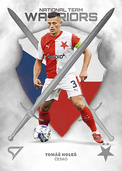Tomas Holes Slavia Praha SportZoo FORTUNA:LIGA 2023/24 2. serie National Team Warriors #NW-17