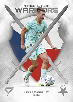 Lukas Masopust Slavia Praha SportZoo FORTUNA:LIGA 2023/24 2. serie National Team Warriors #NW-18