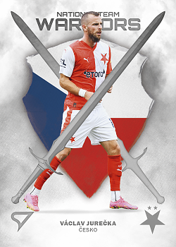 Vaclav Jurecka Slavia Praha SportZoo FORTUNA:LIGA 2023/24 2. serie National Team Warriors #NW-21