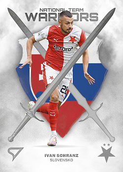 Ivan Schranz Slavia Praha SportZoo FORTUNA:LIGA 2023/24 2. serie National Team Warriors #NW-22