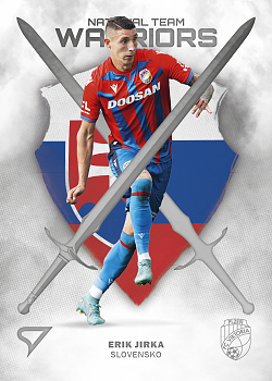 Erik Jirka Viktoria Plzen SportZoo FORTUNA:LIGA 2023/24 2. serie National Team Warriors #NW-24