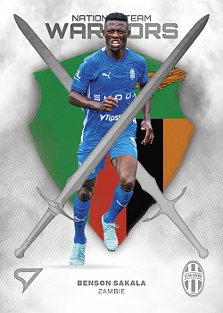 Benson Sakala Mlada Boleslav SportZoo FORTUNA:LIGA 2023/24 2. serie National Team Warriors #NW-30