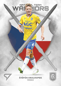 Stepan Chaloupek Teplice SportZoo FORTUNA:LIGA 2023/24 2. serie National Team Warriors #NW-34