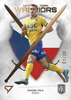 Daniel Fila Teplice SportZoo FORTUNA:LIGA 2023/24 2. serie National Team Warriors /20 #NW-36