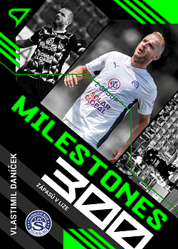 Vlastimil Danicek Slovacko SportZoo FORTUNA:LIGA 2023/24 2. serie Milestones #MS-07