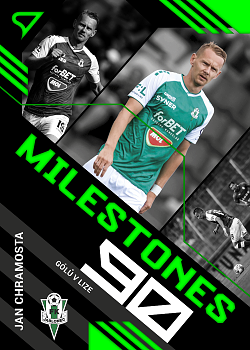 Jan Chramosta Jablonec SportZoo FORTUNA:LIGA 2023/24 2. serie Milestones #MS-16