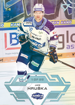 Jan Hruska Kometa Brno Tipsport ELH 2023/24 SportZoo 2. serie Ice Reflection /95 #306