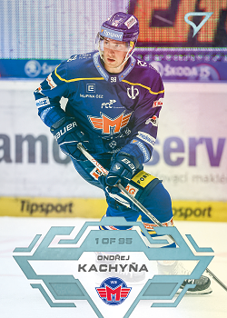 Ondrej Kachyna Ceske Budejovice Tipsport ELH 2023/24 SportZoo 2. serie Ice Reflection /95 #347